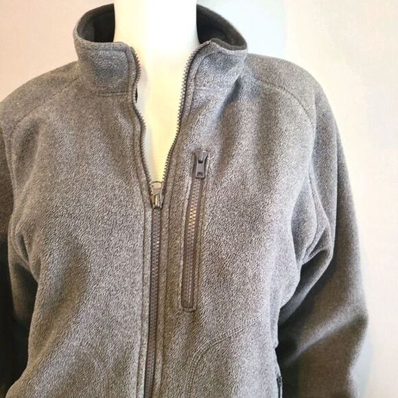 Eddie Bauer Gray Zip Up Windcutter Jacket Med - Picture 4 of 11